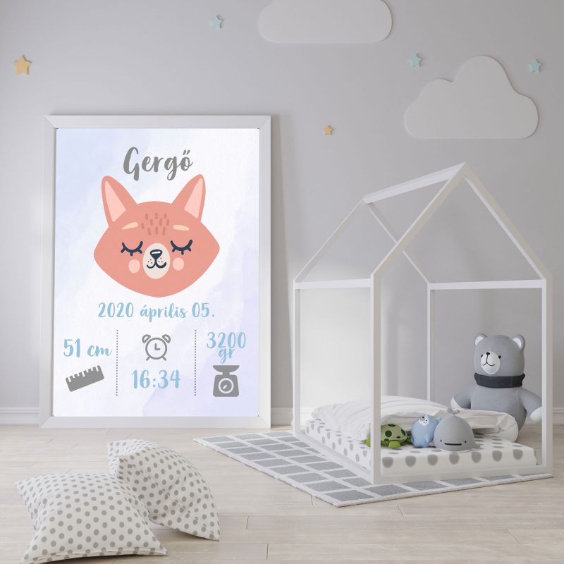 Rókás poszter fiúknak Lovenir.hu