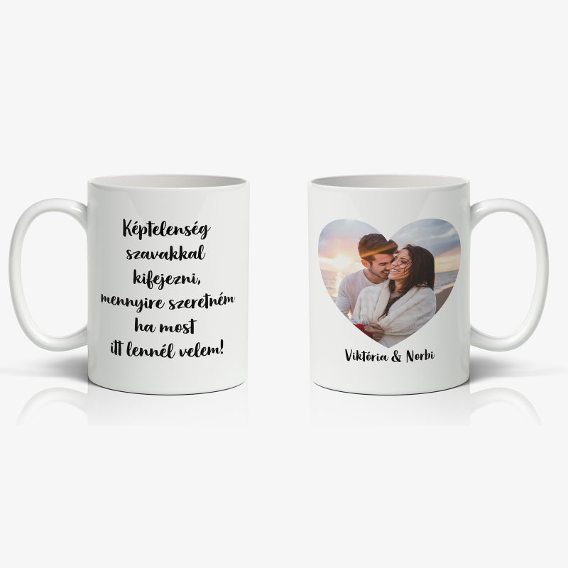 Pároknak szív fényképpel Lovenir.hu