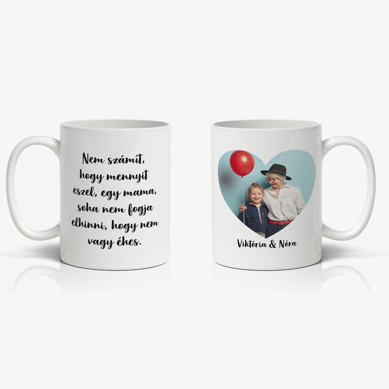 Nagymamának szív fényképpel Lovenir.hu