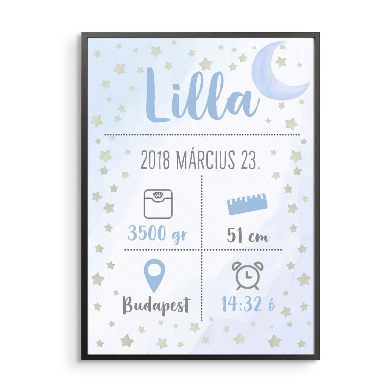 Baba születése csillagokkal Lovenir.hu