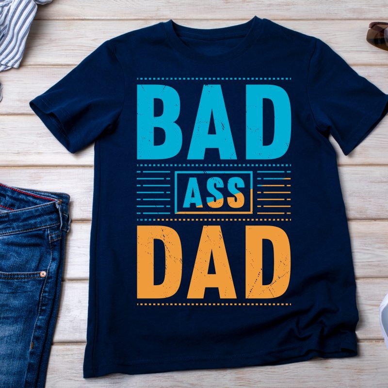 Bad ass Dad póló Lovenir.hu