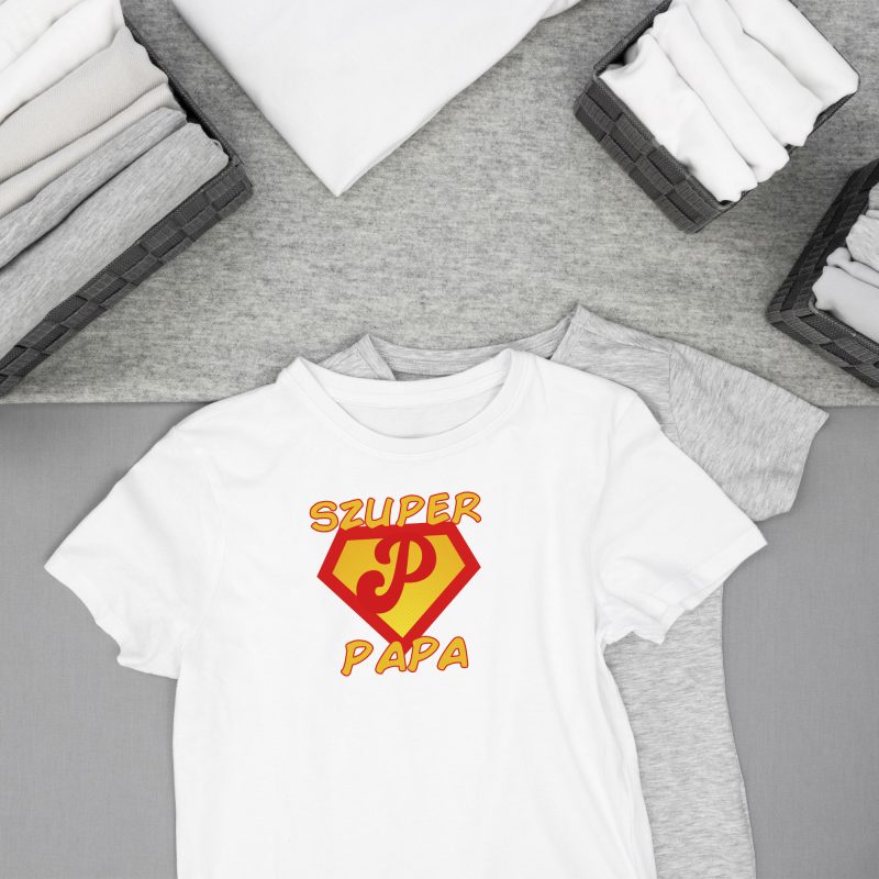 Szuper Papa póló Lovenir.hu