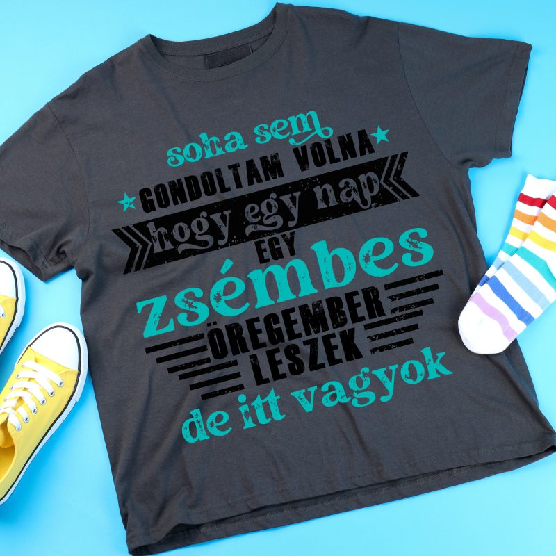 Zsémbes vénember leszek póló Lovenir.hu