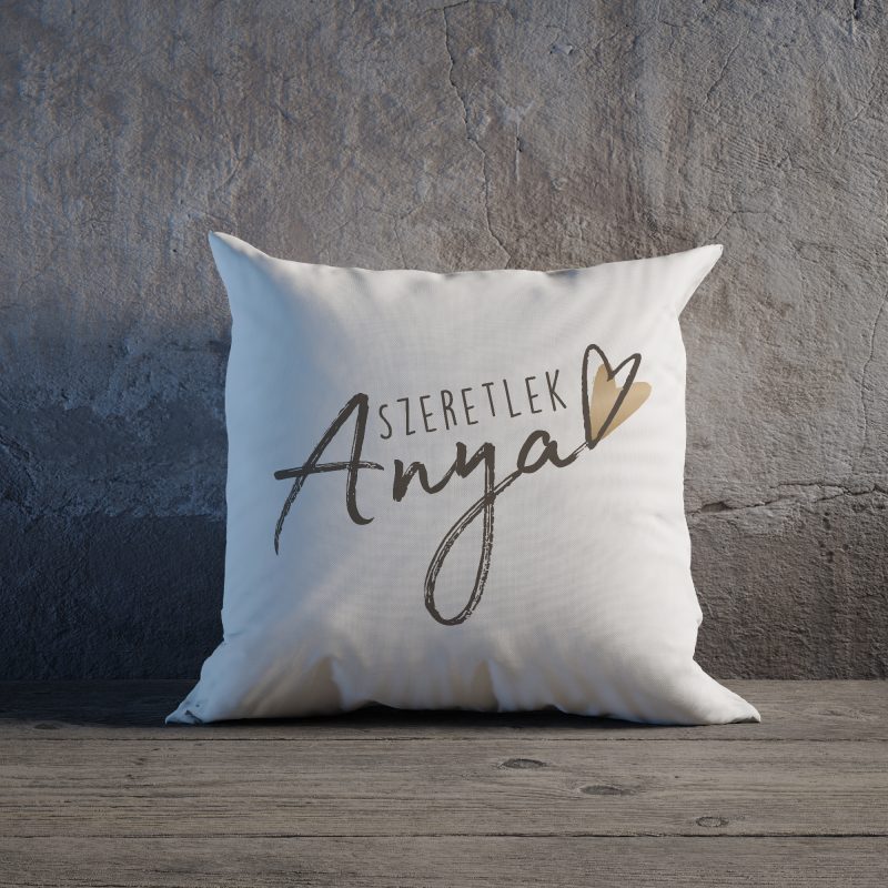 Szeretlek anya párna Lovenir.hu