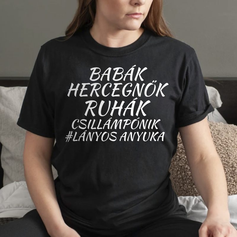Lányos anyuka póló Lovenir.hu