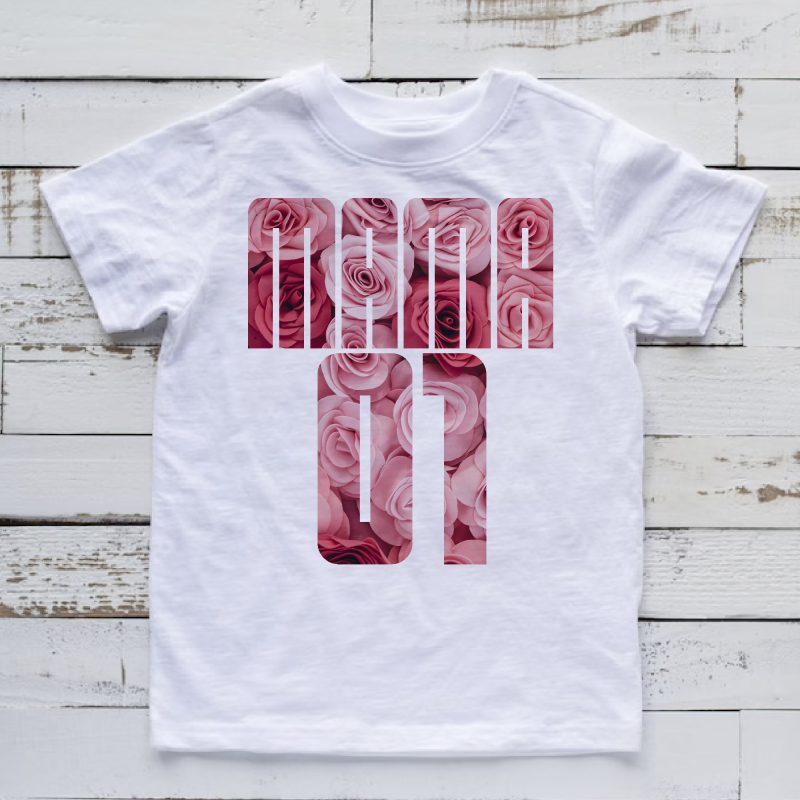Rózsás mama 01 póló Lovenir.hu