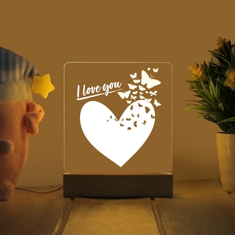 I love you LED lámpa Lovenir.hu