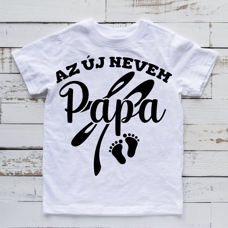 Az új nevem papa póló Lovenir.hu