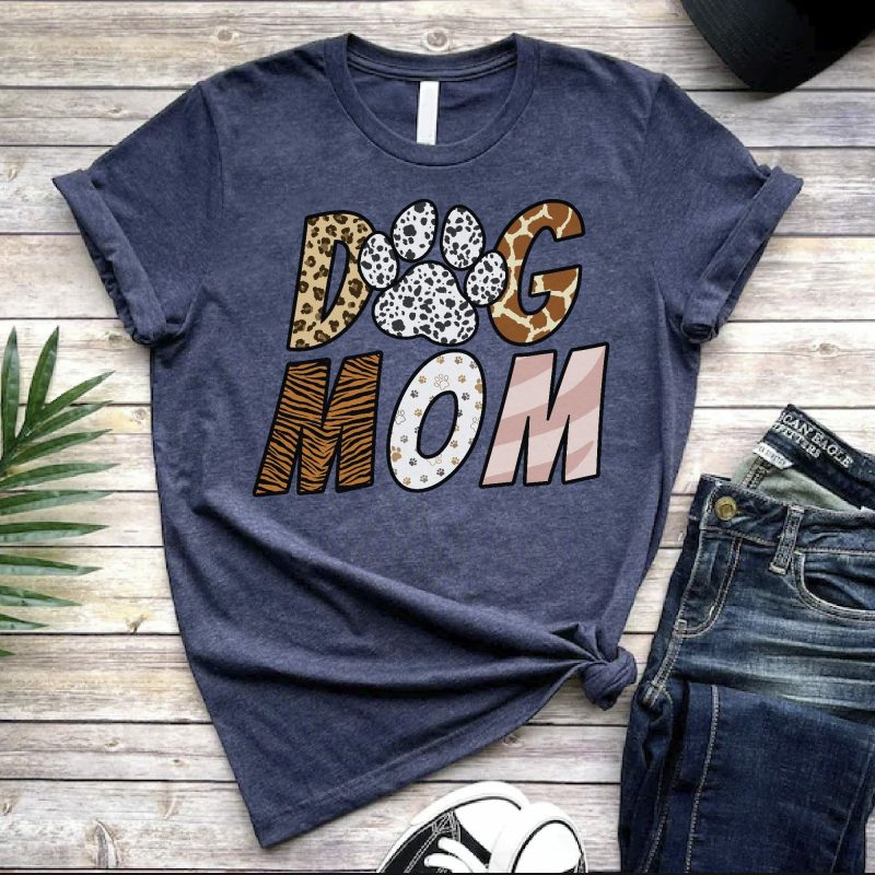 Dog mom 2 női póló Lovenir.hu