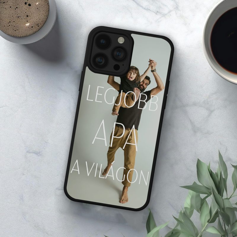 Legjobb apa a világon telefontok, saját fényképpel Lovenir.hu