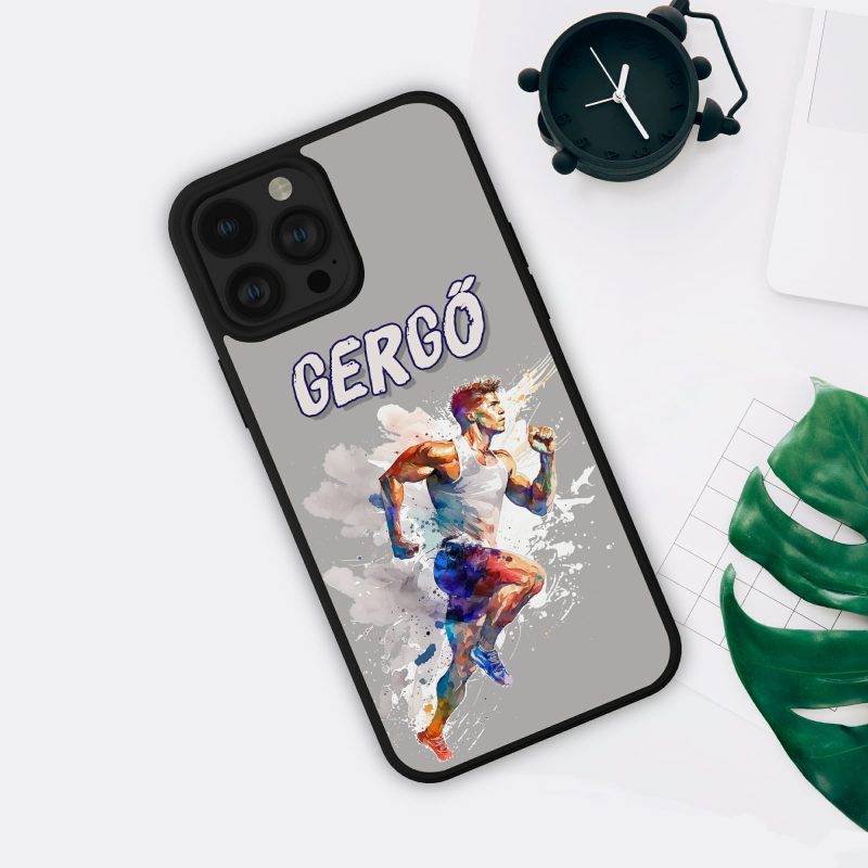 Futás telefontok, futóval, saját névvel 3 Lovenir.hu