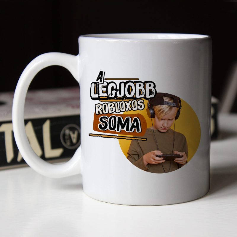 A legjobb robloxos neves, fényképes bögre Lovenir.hu