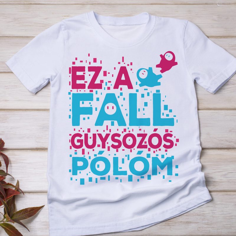 Ez a fall guysozós pólóm Lovenir.hu