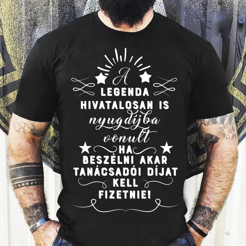 A legenda hivatalosan is nyugdíjba vonult póló Lovenir.hu