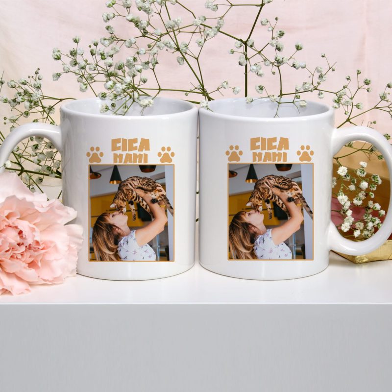 Cica mami fényképes bögre Lovenir.hu
