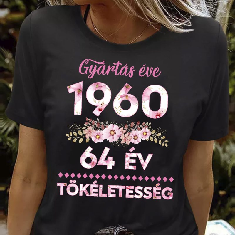 Gyártás éve ... póló Lovenir.hu