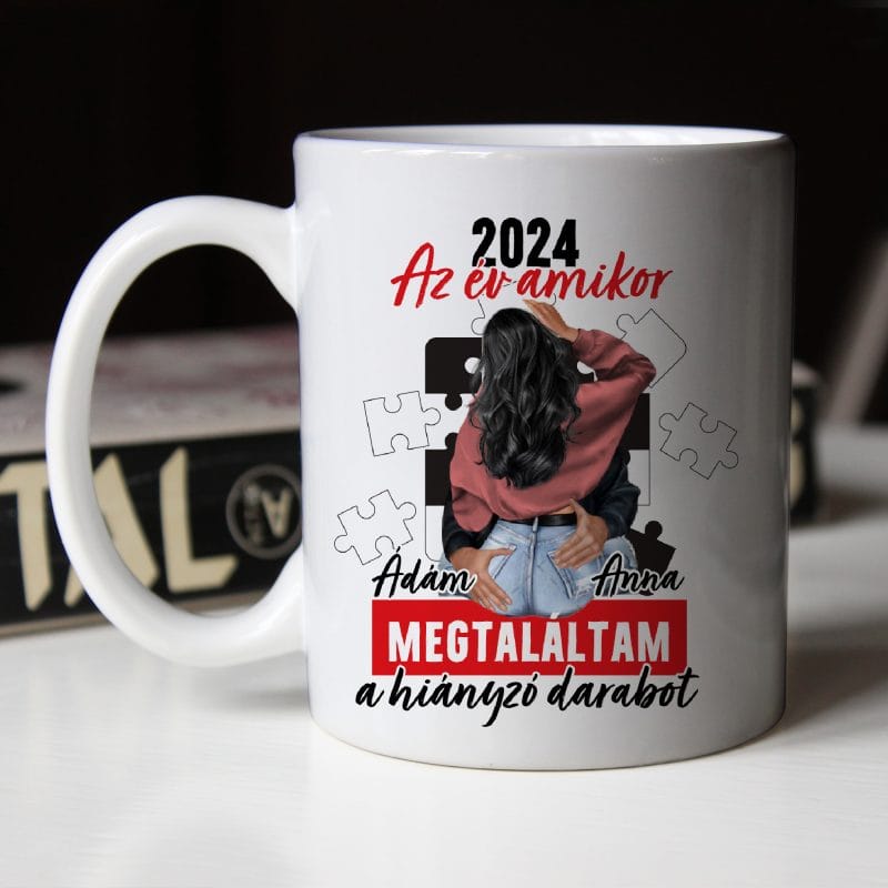 ... az év amikor megtaláltam a hiányzó darabot bögre Lovenir.hu